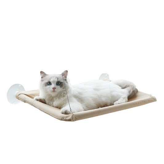 Hamaca para Gatos con Ventosa - Cama Ventana Plegable