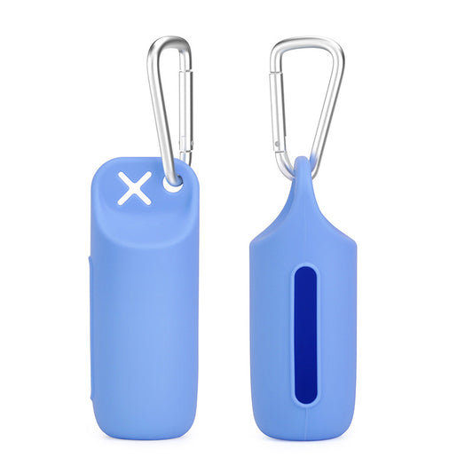Dispensador de Bolsas de Silicona para Perros - Portátil con Anilla