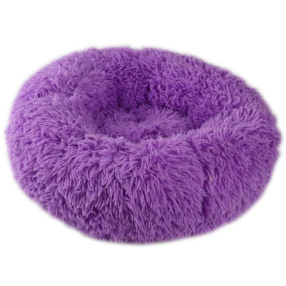Cama Donut para Perros y Gatos - Suave, Lavable y Cómoda