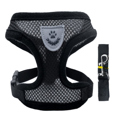 Arnés Ajustable para Perros Pequeños y Gatos - Set Completo con Correa