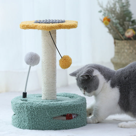 Rascador Multifuncional para Gatos - Tabla y Columna Divertida